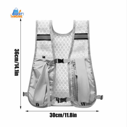 Chaleco Deportivo Ultraligero de Hidratación – Transpirable y Reflectante