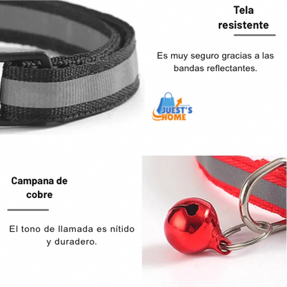 Pack de 10 Collares Ajustables con Cascabel para Gatos y Cachorros