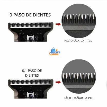 Kemei Kit de Cortapelos Profesional – Modelos KM-2296 / KM-2299 / KM-1102