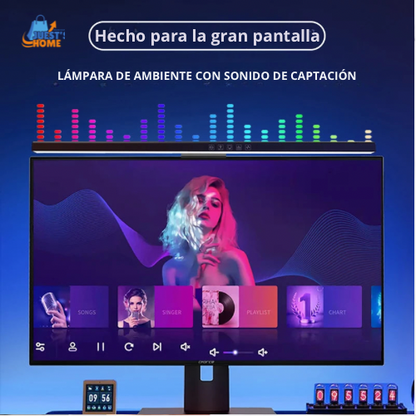 Barra de Luz LED para Monitor VENUSWING RGB – Iluminación Regulable y Modo Música