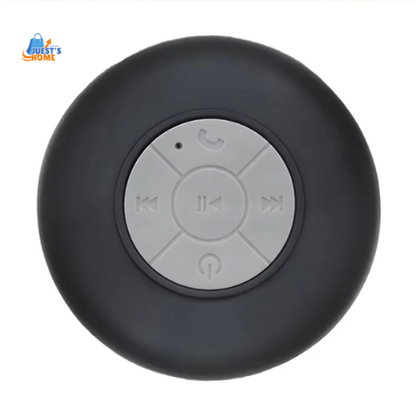 Altavoz Bluetooth impermeable con luces LED – Mini altavoz portátil con ventosa y soporte para móvil