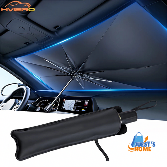 Parasol multifuncional y plegable para coche