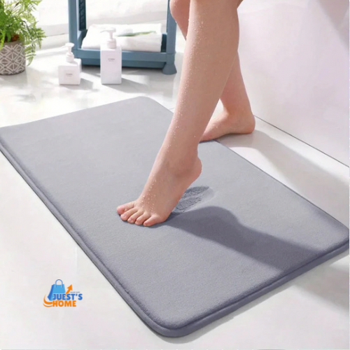 Alfombra Antideslizante de Felpa Coral Superabsorbente