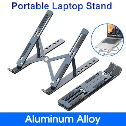 Soporte plegable y ajustable para portátil – Aluminio ligero y portátil
