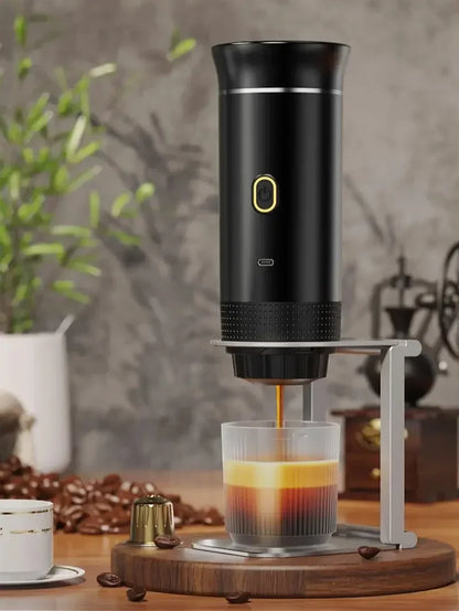 Cafetera Espresso Portátil Inalámbrica 3 en 1 para Cápsulas y Café Molido