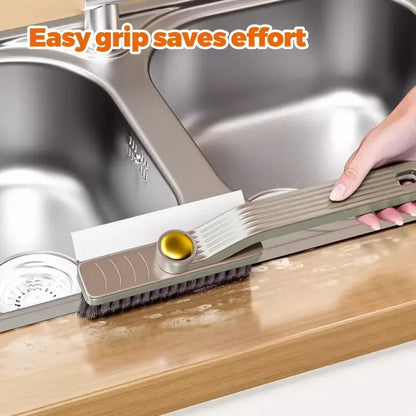 Cepillo multiusos para limpiar azulejos y baldosas, giratorio 360°
