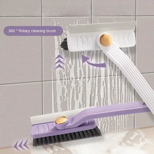 Cepillo multiusos para limpiar azulejos y baldosas, giratorio 360°