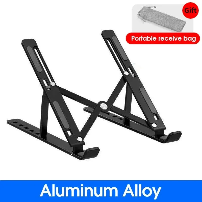 Soporte plegable y ajustable para portátil – Aluminio ligero y portátil