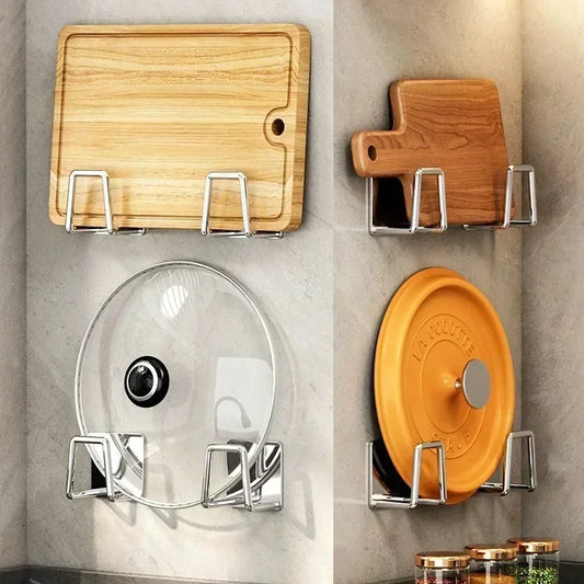 Soporte Adhesivo de Acero Inoxidable para Esponjas – Pack x5