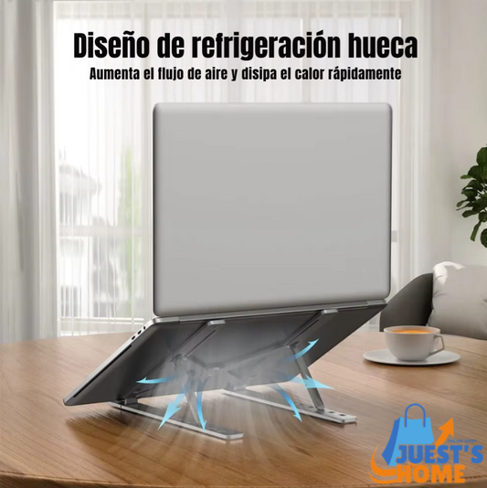 Soporte plegable y ajustable para portátil – Aluminio ligero y portátil
